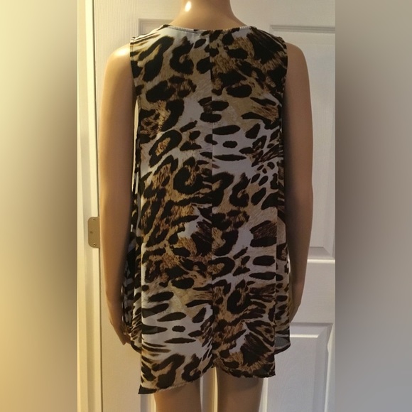 Lily Morgan Animal Print Summer Top - Picture 2 of 9